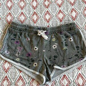 Flower Athletic Shorts Size Small